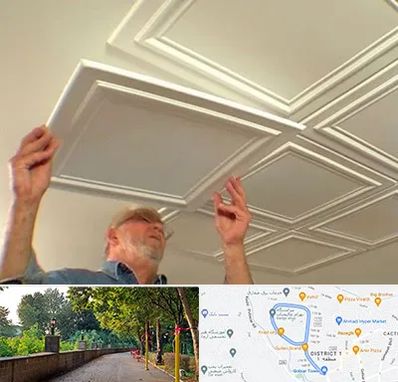 سقف کاذب ارزان در فلکه گاز رشت 