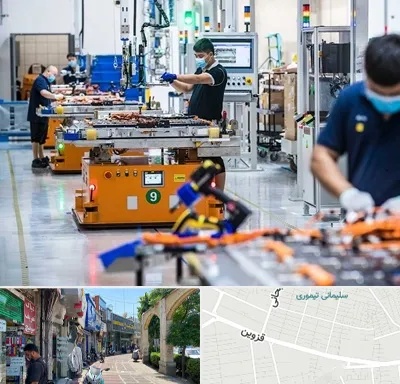 لوازم یدکی خودرو چینی در خیابان قزوین