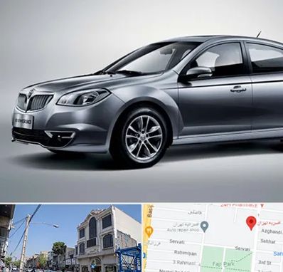 لوازم یدکی برلیانس در افسریه 