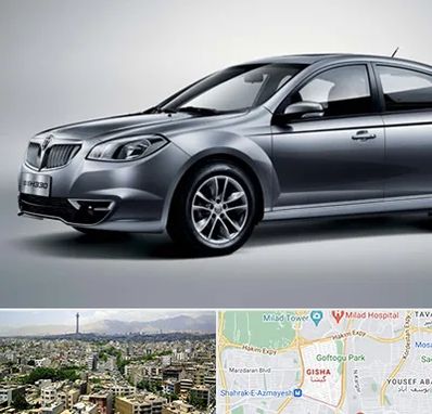 لوازم یدکی برلیانس در گیشا 