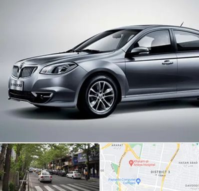 لوازم یدکی برلیانس در ظفر 