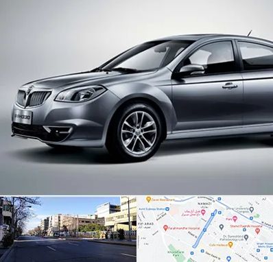 لوازم یدکی برلیانس در خیابان ملاصدرا شیراز 