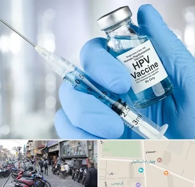 واکسن گارداسیل در چهارراه استانبول