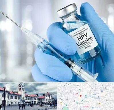 واکسن گارداسیل در میدان شهرداری رشت 