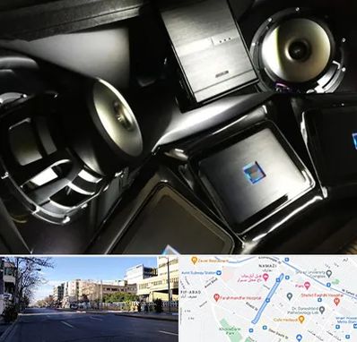 مرکز ضبط و باند خودرو در خیابان ملاصدرا شیراز 