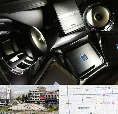 مرکز ضبط و باند خودرو در مرکز تهران