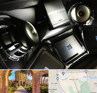 مرکز ضبط و باند خودرو در شهر ری