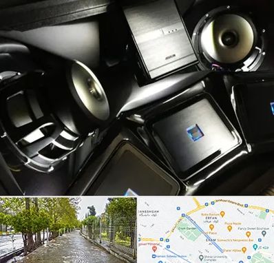 مرکز ضبط و باند خودرو در خیابان ارم شیراز 