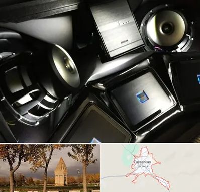 مرکز ضبط و باند خودرو در تویسرکان