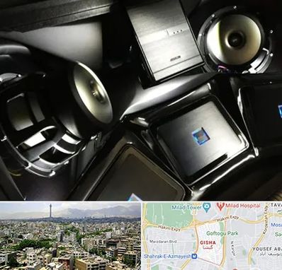 مرکز ضبط و باند خودرو در گیشا 