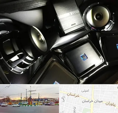 مرکز ضبط و باند خودرو در میدان خراسان