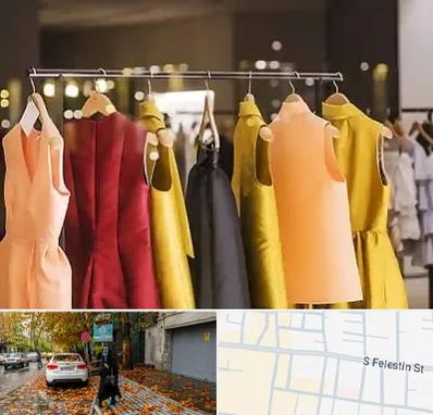 بوتیک زنانه در خیابان فلسطین