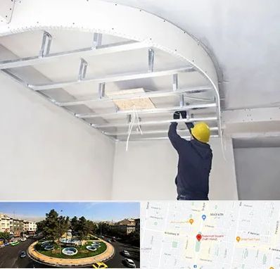 کناف کاری در هفت حوض 