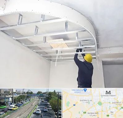 کناف کاری در جنوب تهران 