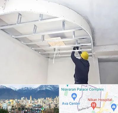 کناف کاری در آجودانیه 