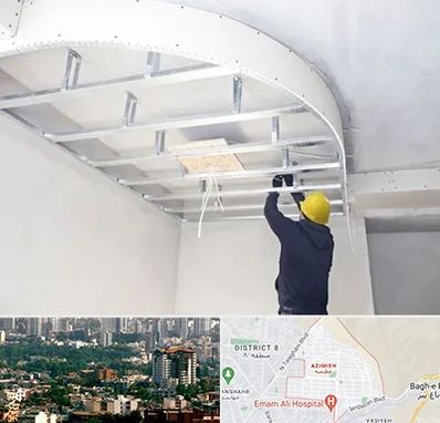 کناف کاری در عظیمیه کرج 