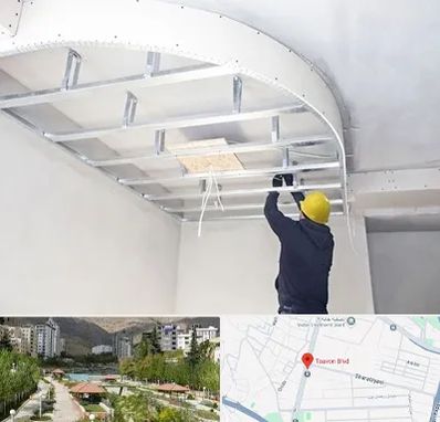 کناف کاری در بلوار تعاون