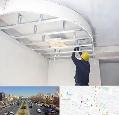 کناف کاری در بلوار معلم مشهد 