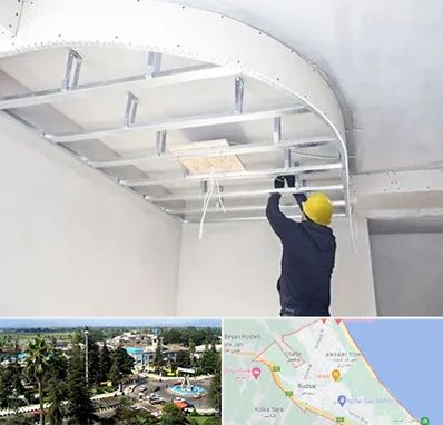 کناف کاری در رودسر