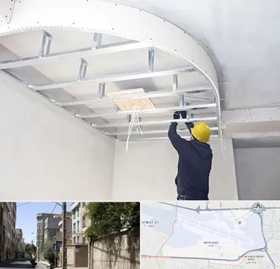 کناف کاری در مهرآباد
