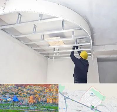 کناف کاری در رشدیه تبریز