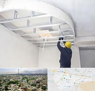 کناف کاری در منطقه 8 تهران 