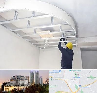 کناف کاری در فرشته 