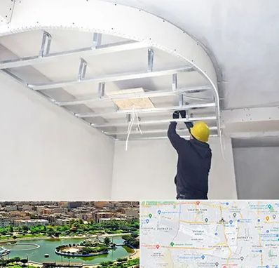 کناف کاری در منطقه 9 تهران 