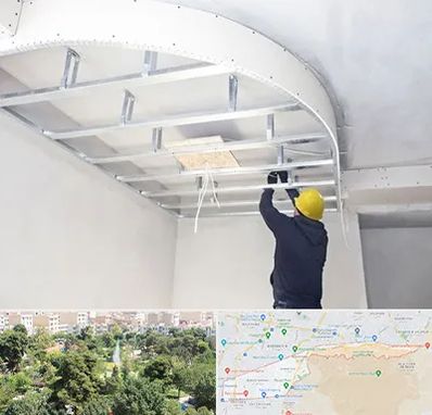 کناف کاری در منطقه 13 تهران 