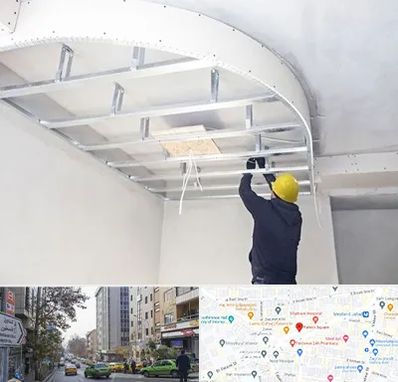 کناف کاری در فاطمی 