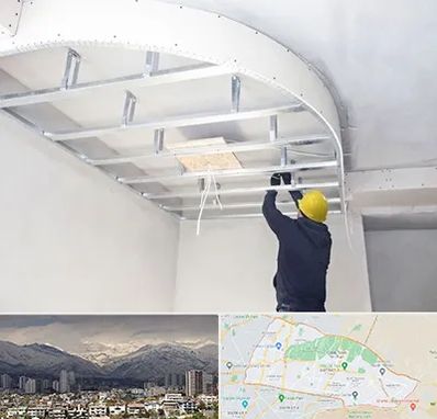 کناف کاری در منطقه 4 تهران 