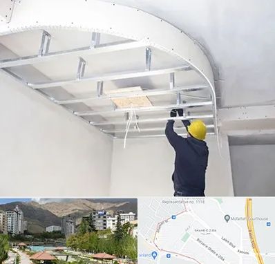 کناف کاری در شهر زیبا 