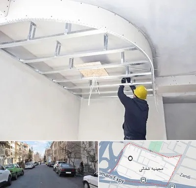 کناف کاری در مجیدیه شمالی