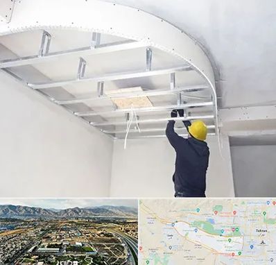 کناف کاری در منطقه 21 تهران 