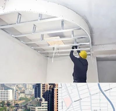 کناف کاری در خیابان بهشتی