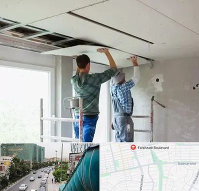 نصاب کناف در بلوار فرحزادی