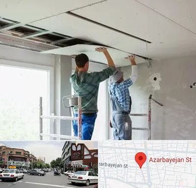 نصاب کناف در خیابان آذربایجان