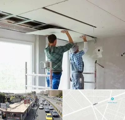 نصاب کناف در خیابان دماوند