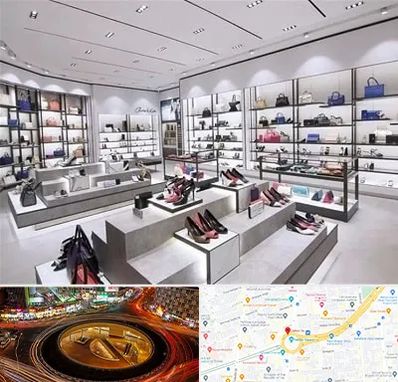 فروشگاه کیف و کفش زنانه در میدان ولیعصر