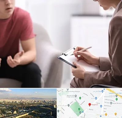 روانپزشک خانم در هنگام 