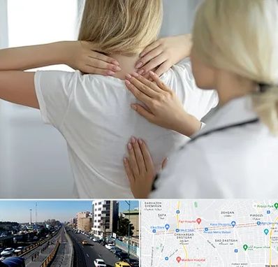 فیزیوتراپیست خانم در پیروزی 