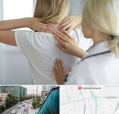 فیزیوتراپیست خانم در بلوار فرحزادی