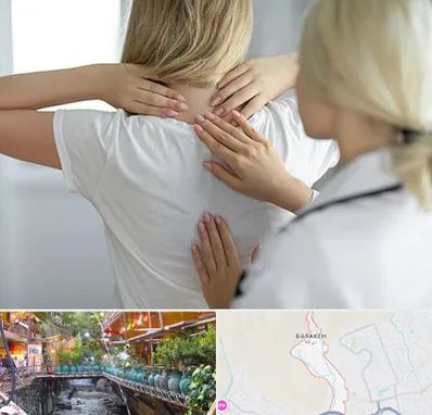فیزیوتراپیست خانم در درکه