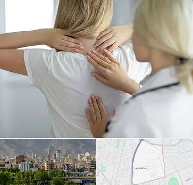 فیزیوتراپیست خانم در جمشیدیه