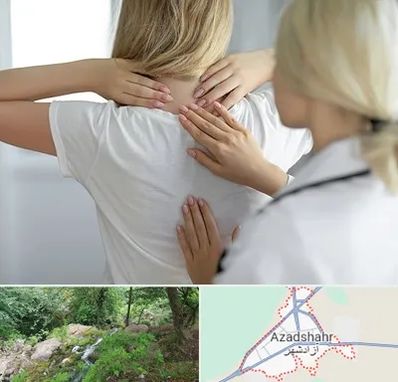 فیزیوتراپیست خانم در آزادشهر