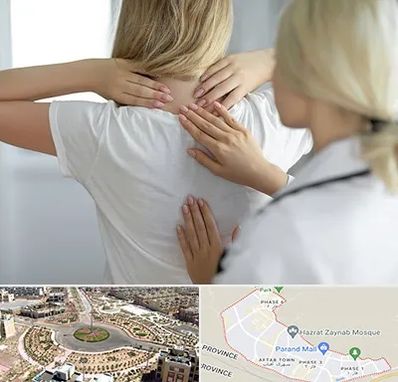 فیزیوتراپیست خانم در پرند