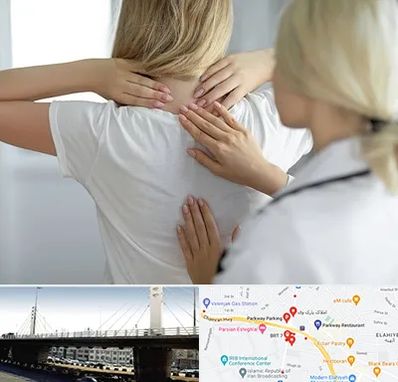 فیزیوتراپیست خانم در پارک وی 