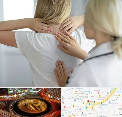 فیزیوتراپیست خانم در میدان ولیعصر 