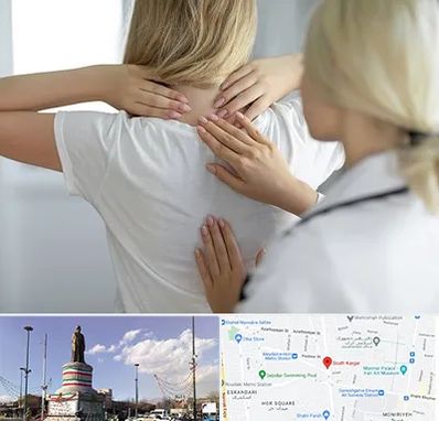 فیزیوتراپیست خانم در کارگر جنوبی 