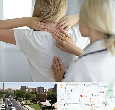 فیزیوتراپیست خانم در شهرک آزمایش 